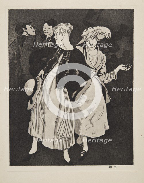 Bank Holiday, pub 1924. Creator: Laura Knight (1877 - 1970).