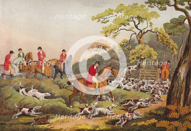 'Going To Cover', c1810, (1922). Artist: Samuel Howitt.