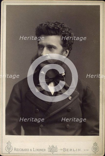 Johann Strauss the Younger, Austrian composer, 19th century. Artist: Reichard & Lindner