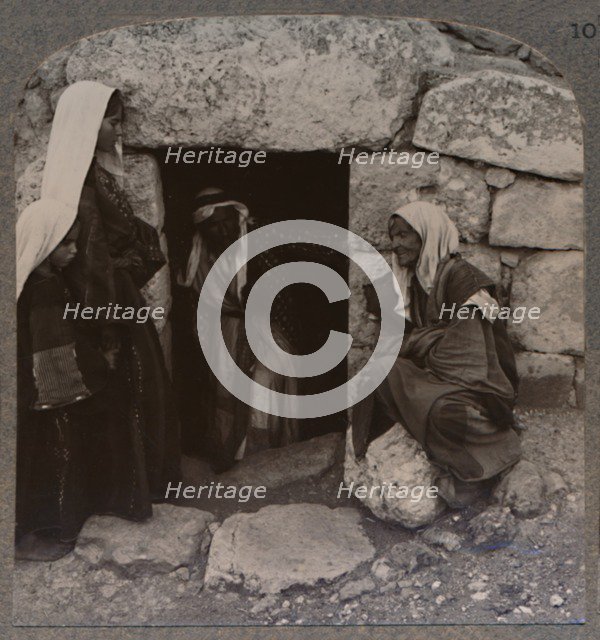 'The Tomb of Lazarus, Bethany', c1900. Artist: Unknown.