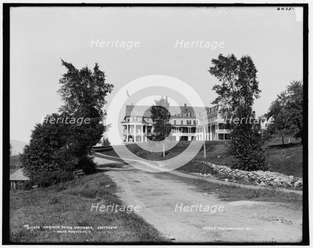 Approach to the Waumbek, Jefferson, White Mountains, between 1890 and 1901. Creator: Unknown.