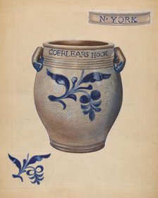 Jar, c. 1937. Creator: Giacinto Capelli.