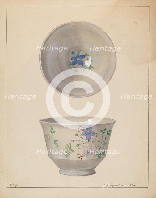 Tea Cup, 1936. Creator: J. Howard Iams.