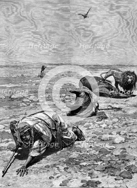 In the Desert, 1890. Creator: Richard Caton Woodville II.