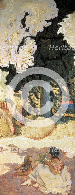 'The Mediterranean Sea', (triptych, right side panel), 1911.  Artist: Pierre Bonnard