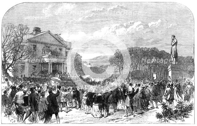 "Christening" of the Manchester and Salford Lifeboat in Peel Park, Salford, 1868.  Creator: C. R..