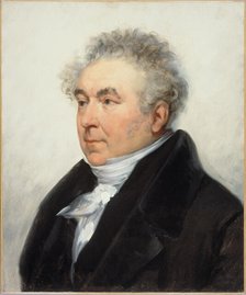 Portrait of Charles-Guillaume Étienne (1778-1845), dramatic author and journalist, c1840. Creator: Joseph-Desire Court.