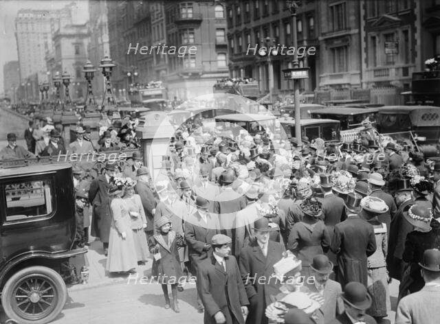 5th Ave. - Easter 1911. Creator: Bain News Service.