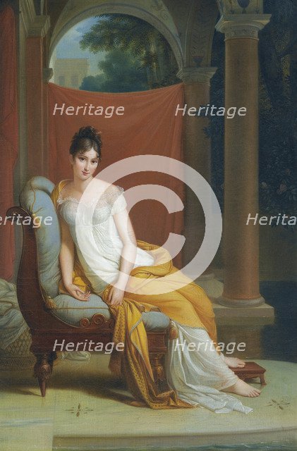 Portrait of Madame Récamier, née Julie Bernard (1777-1849), .