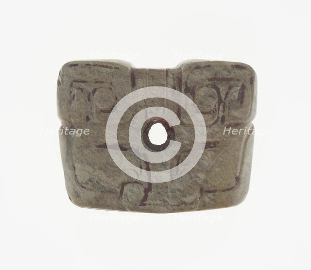 Plaque with Animal Mask, Shang dynasty (c.1600-1046 BC), 13th-11th century B.C. Creator: Unknown.