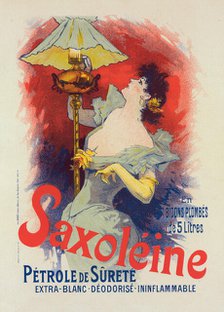 Affiche pour la "Saxoléine", c1899. Creator: Jules Cheret.