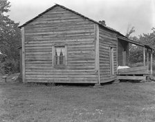 Home of Bud Fields, Alabama sharecropper, Hale County, Alabama, 1936. Creator: Walker Evans.