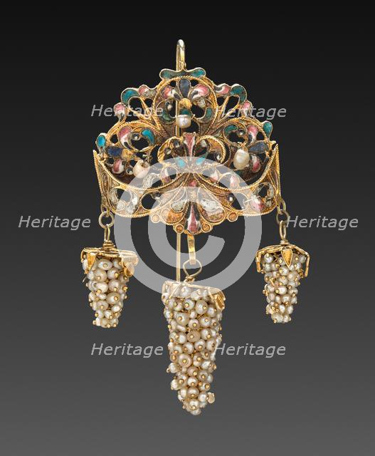 Earring, 1700s - 1800s. Creator: Unknown.