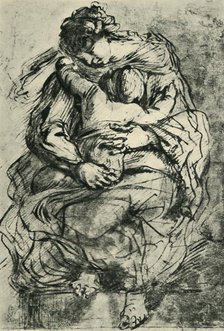Madonna and child, late 16th-early 17th century, (1943). Creator: Michelangelo Caravaggio.