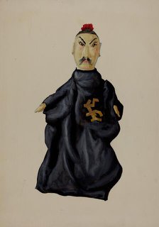Hand Puppet - Chinaman, c. 1936. Creator: Joseph Shapiro.