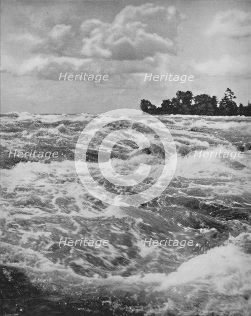 'The Rapids Above the American Fall', 19th century. Artist: Unknown.