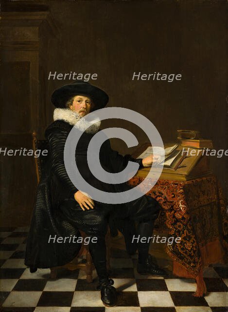 Portrait of a Scholar, 1631. Creator: Thomas de Keyser.