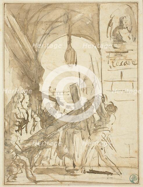 The Carrying of the Cross, 1747. Creator: Giovanni Battista Piranesi.