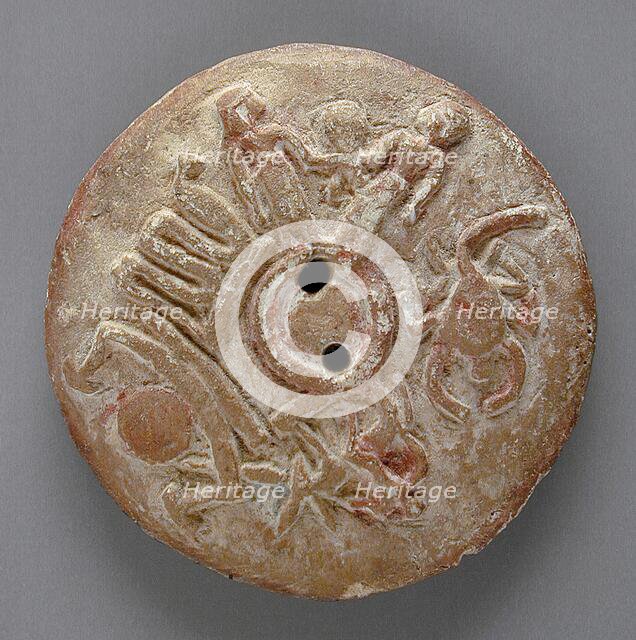 Astrological Disc (image 1 of 3), 30th Dynasty-Ptolemaic Period (332-31 BCE). Creator: Unknown.