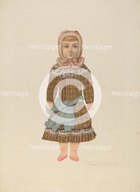 Paper Doll, c. 1937. Creator: Beverly Chichester.