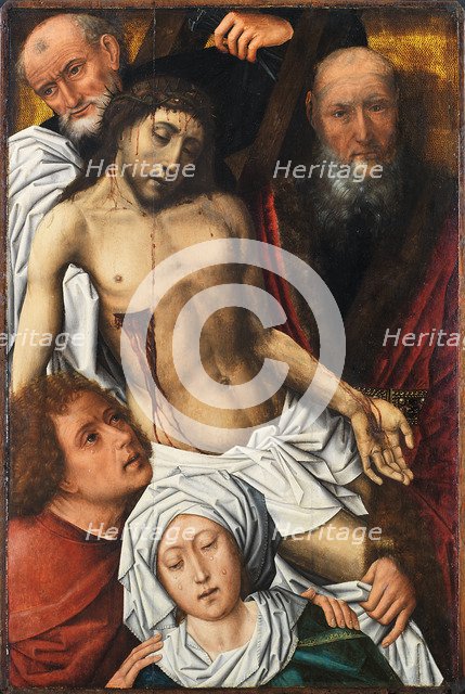 The Descent from the Cross, c. 1500. Artist: De Coter, Colijn (c. 1440/5-c. 1522/32)