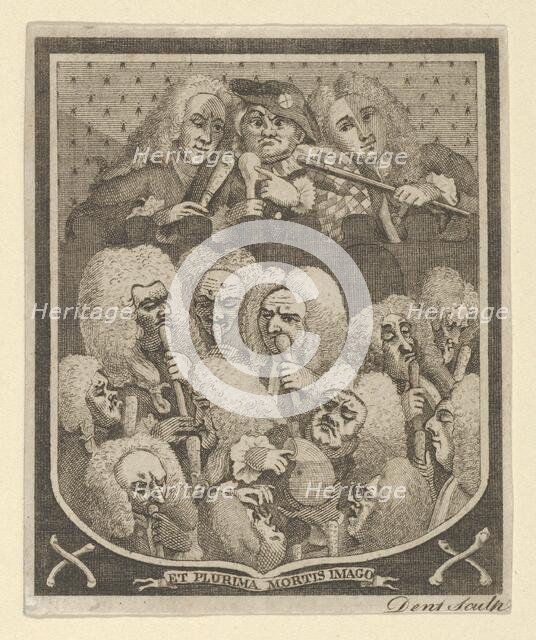 The Company of Undertakers, ca. 1800. Creator: Dent.