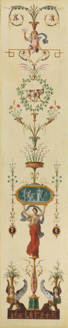 Decorative Panel, 1790s. Creator: Pierre Rousseau (French, 1751-1829).