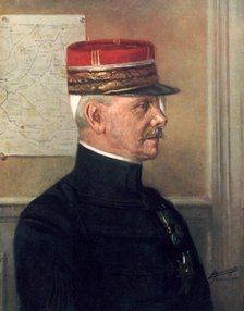 Michel-Joseph Maunoury, French First World War general, (1926). Artist: Unknown