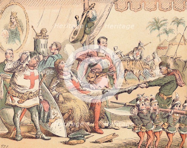 'King Richard I in Palestine', c1884. Artist: Thomas Strong Seccombe.