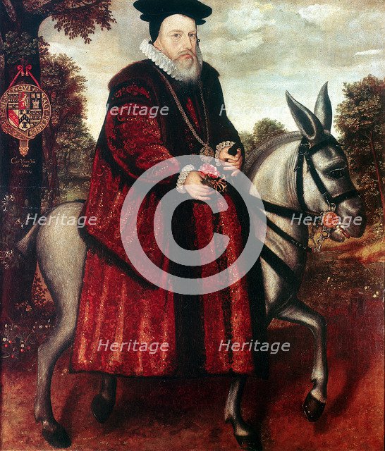 William Cecil, 1st Baron Burghley (1520-1598), English statesman. Artist: Unknown
