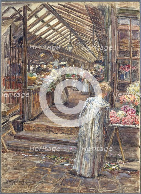 Marche des Enfants-Rouges, rue de Bretagne, 1907. Creator: Frederic Houbron.