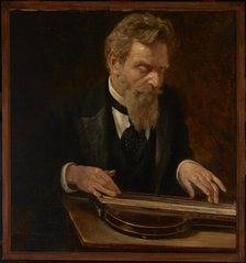 Portrait of a Musician, 1908. Creator: Aleksander Sochaczewski.