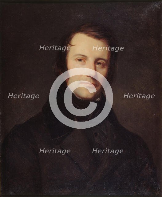 Portrait of Edgar Quinet (1803-1875), ca 1835. Creator: Cornu, Sébastien-Melchior (1804-1870).