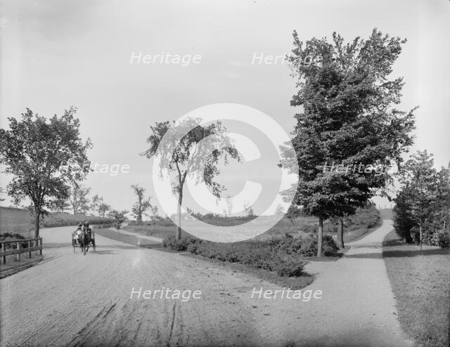 Fresh Pond Drive, Cambridge, Mass., between 1900 and 1920. Creator: Unknown.