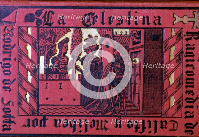 Cover of 'La Celestina' by Fernando de Rojas, 1883 edition.