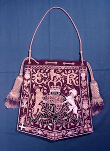 Tabard with the Royal coat of arms of the United Kingdom, Coronation of Elizabeth II, 1953. Creator: Arthur Charles Kirby Ware.