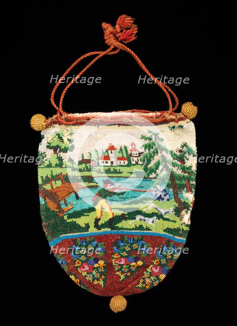 Pouch, American, 1830-60. Creator: Unknown.