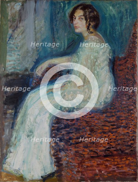 Portrait of Henryka Cohn, 1908. Artist: Gerstl, Richard (1883-1908)