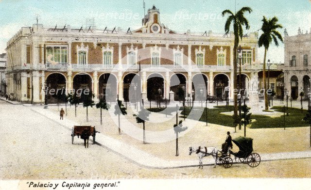 Palacio y Capitania general, Cuba, 1907. Artist: Unknown