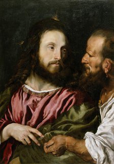 Christ and the Tribute Money, c1618-1620. Creator: Domenico Fetti.