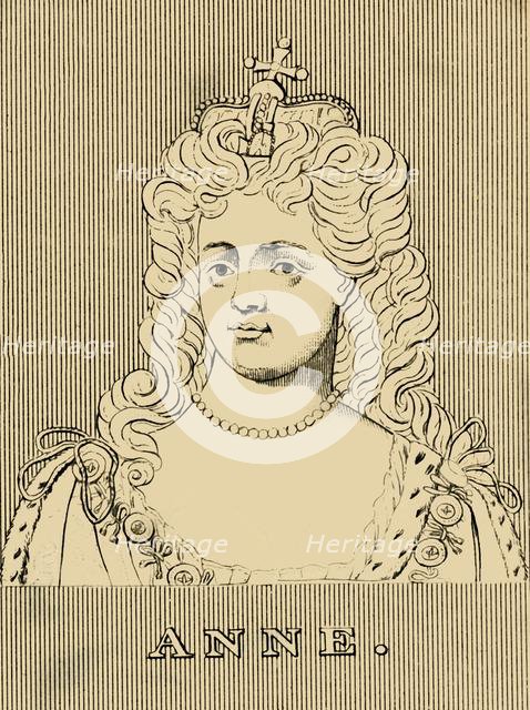'Anne', (1665-1714), 1830. Creator: Unknown.