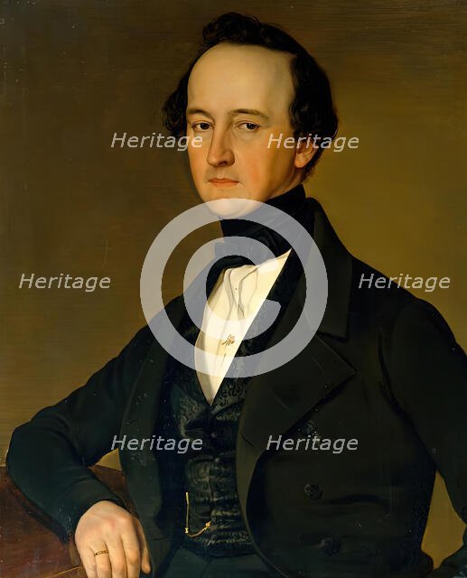 Dr. Franz Russ, 1844. Creator: Karl Teibler.