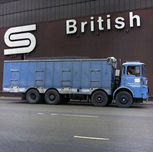 British Steel lorry at a Sheffield foundry, South Yorkshire, 1972. Artist: Michael Walters