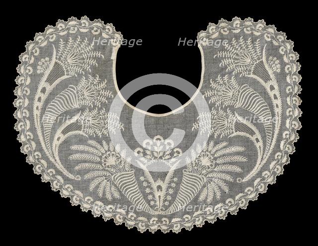 Embroidered Collar, 1810-1840. Creator: Unknown.