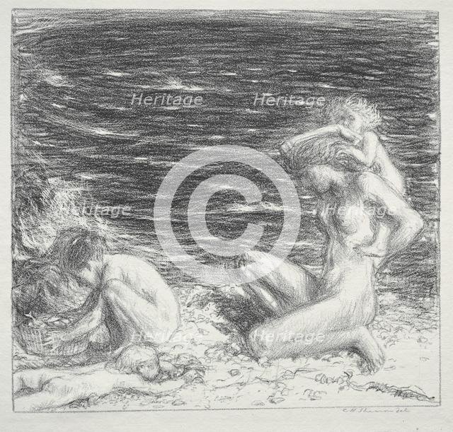 Sea and Breeze, 1894. Creator: Charles Hasslewood Shannon (British, 1863-1937).
