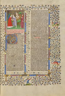 The Struggle between Fortune and Poverty; Des cas des nobles hommes et femmes, about 1413-1415. Creators: Boucicaut Master, Workshop of the Boucicaut Master.