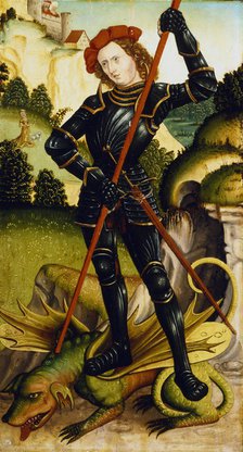 'St George and the Dragon', c1500. Artist: Unknown