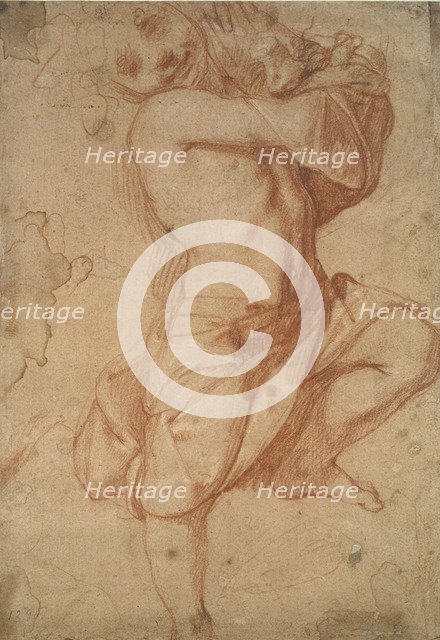 Semi-nude Boy, late 16th century. Artist: Annibale Carracci.