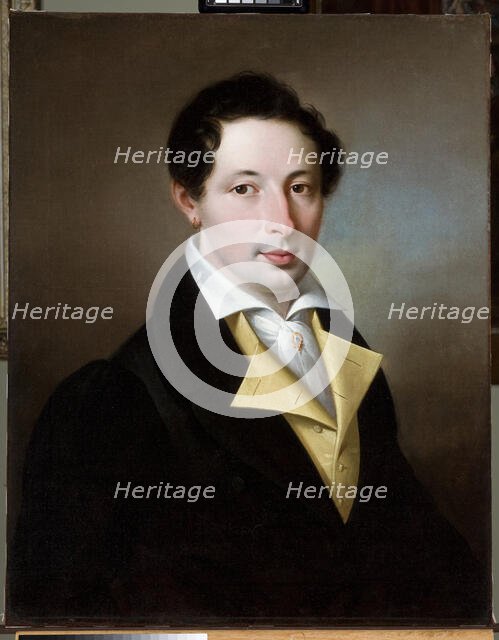 Portrait of Karol Kollarzowski, 1835. Creator: Martin Jablonski.