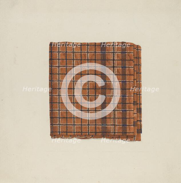 Handkerchief, 1935/1942. Creator: George Constantine;Constantine, George.